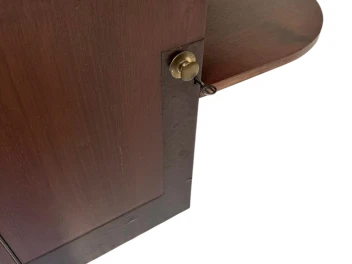 Art Deco Cabinet or Dry Bar with Clock, 1930s